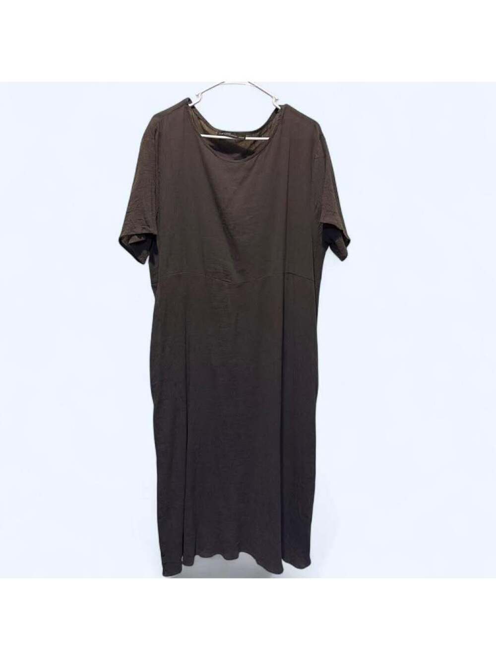 Zenana Women's Brown and Grey Dress